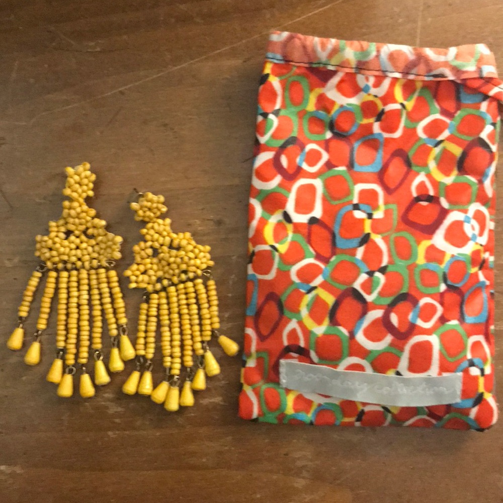 Noonday Collection Duchess Earrings Lemon